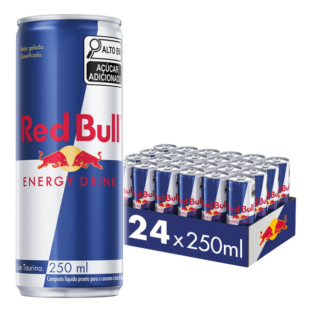 Energético Red Bull - Pack Com 24 Unidades De 250ml Energético Red Bull - Pack Com 24 Unidades De 250ml