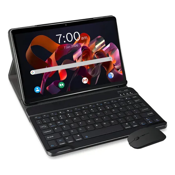 Tablet Intouch 10 Dual Sim 3g 2 / 32gb Teclado Y Mouse Color Negro