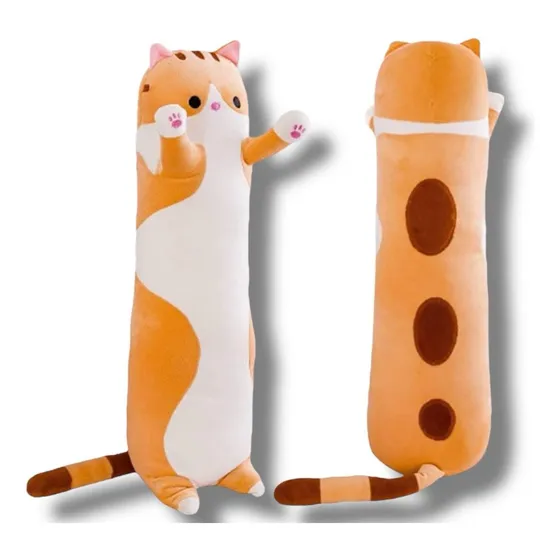 Hermoso Peluche Gato Almohada! Importado 50cm