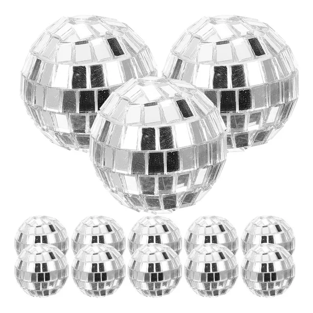 Adorno For Tarta De Bola De Discoteca, Bola De Espejos, 12