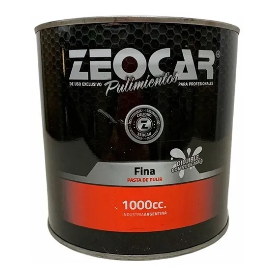 Zeocar Pasta Fina - Pasta De Pulir Fina - 1kg