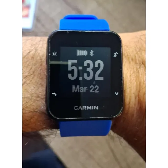 Reloj Garmin Forerunner 35 Smartwatch Usado Como Nuevo !!! Sin Caja Mesh Azul Negro