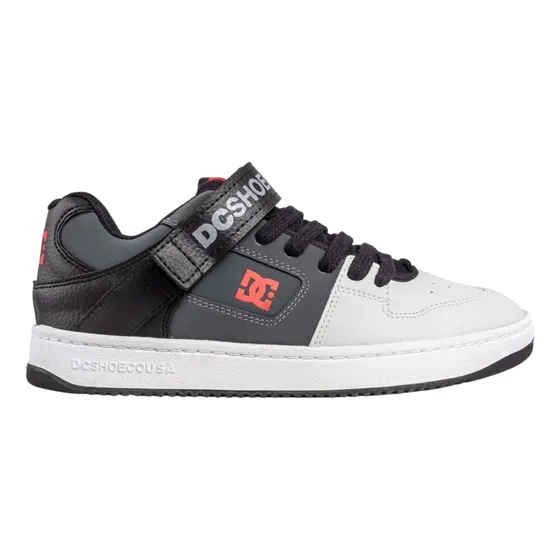 Zapatilla Dc Shoes Modelo Manteca V Ss Gris Rojo Exclusiva