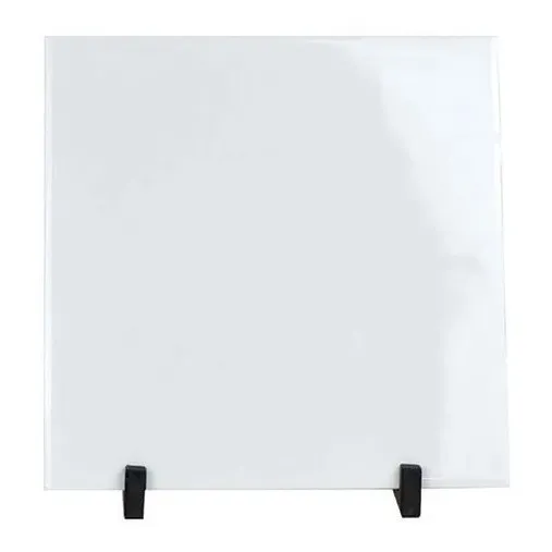 Kit 10 Azulejo Branco Para Sublimação 10x10 +suporte 