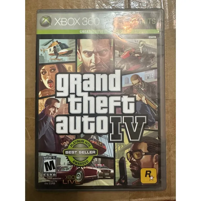 Grand Theft Auto Iv Gta Standard Edition - Xbox 360 Físico