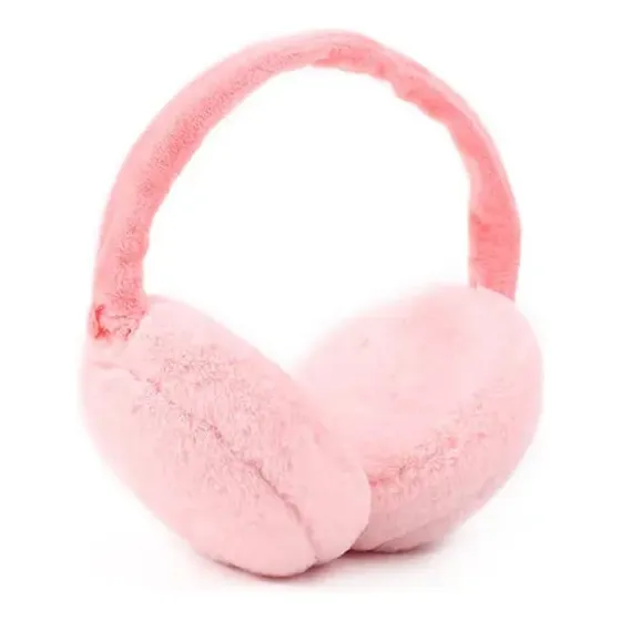 Orejeras De Invierno Lisas De Piel Alejandra Carteras Rosa Lisa