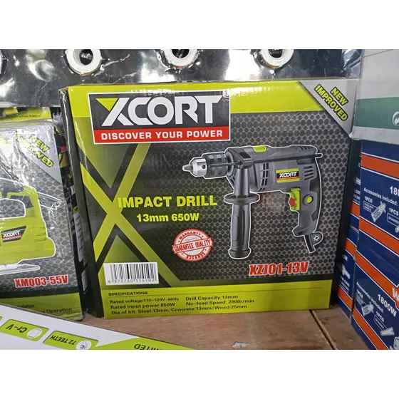 Taladro Percutor 650 W Marca Xcort