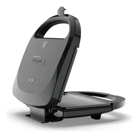Sanduicheira Elétrica San230 Cadence 750w 2 Chapas Antiaderentes Cor Preto