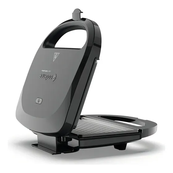 Sanduicheira Elétrica San230 Cadence 750w 2 Chapas Antiaderentes Cor Preto