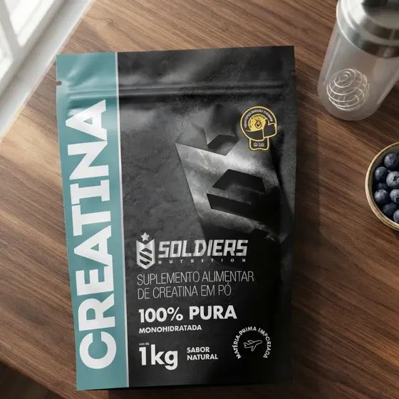 Creatina 1kg Soldiers Nutrition 100% Pura Impo