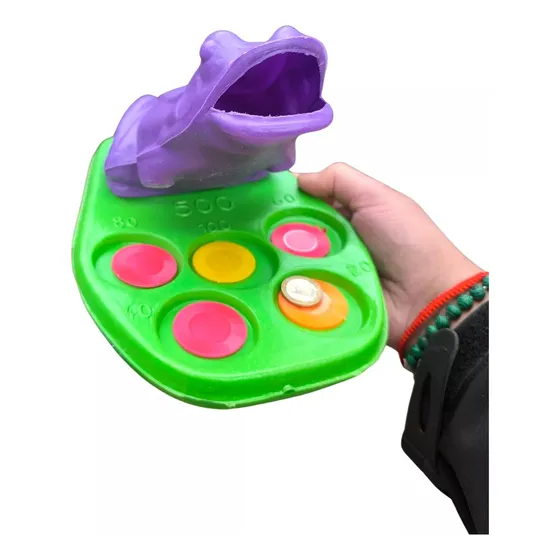 Juego Tiro A La Rana Juego Típico Rana Chilena, Plástico