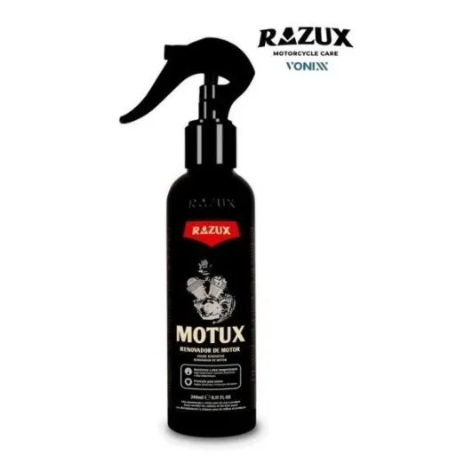 Motux Razux 240ml Verniz De Motor Renovador Brilho Proteção Cor Transparente