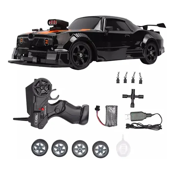 Led De Coche Rc Modelo 16a04 1/16 Drift Simulado Con Tracció