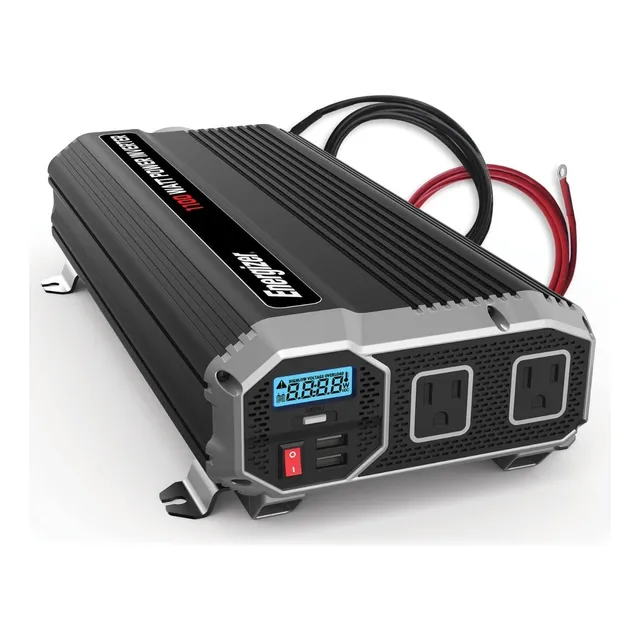 Inversor De Corriente Energizer Para Carro 1100w, 12v A 110v
