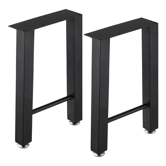 Pata Mesa Metal Alto Ancho Centro Rustica Escritorio Banco