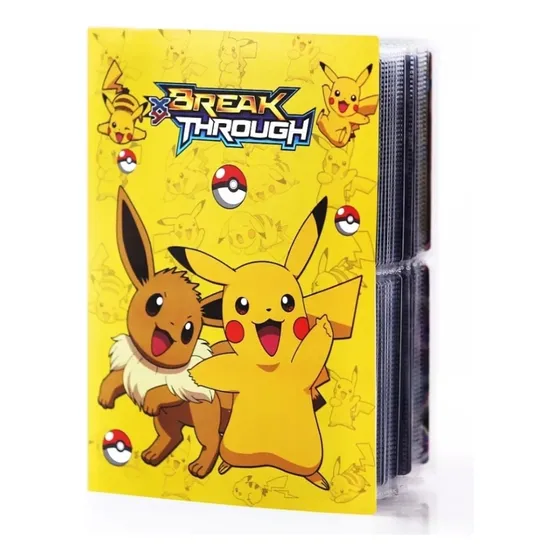 Carpeta Álbum Pokémon, Para Colocar 240 Cartas De Colección