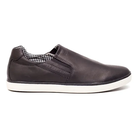 Zapatillas Panchas De Cuero Scarpino Casual Clásicas Urbanas