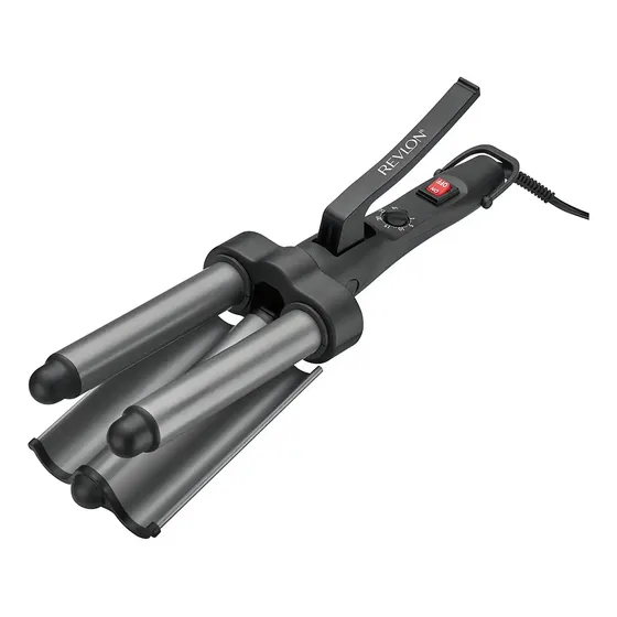 Ondulador Pelo Revlon Waver Jumbo De 3 Barriles Negro