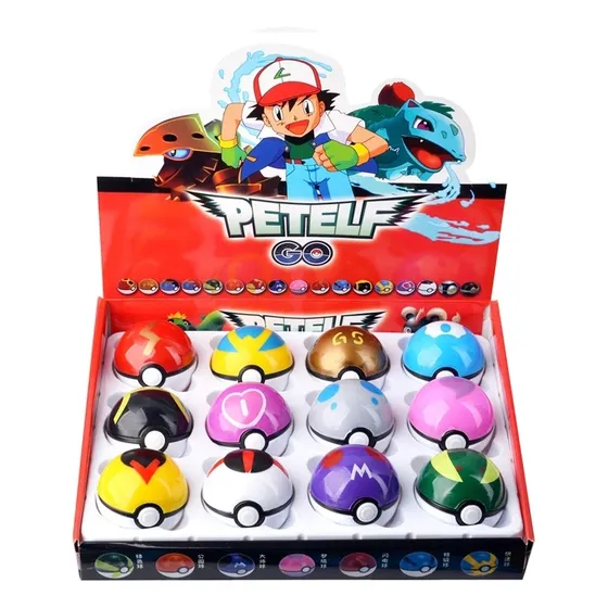 Figuras Serie Anime Pokémon Pokebolas Muñecos Juguetes 