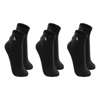 Kit Com 3 Pares De Meia Cano Médio Adulto Lupo Sport Kit Com 3 Pares De Meia Cano Médio Adulto Lupo Sport