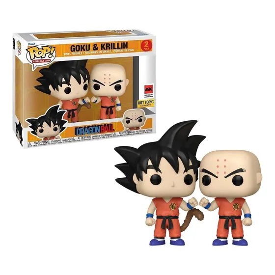 Goku Y Krillin Funko Pop 2pack / Dragon Ball Z/ Hot Topic Ex