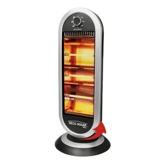Calefactor eléctrico Deco Hogar Calefactor 4815 4815 negro y gris 127V