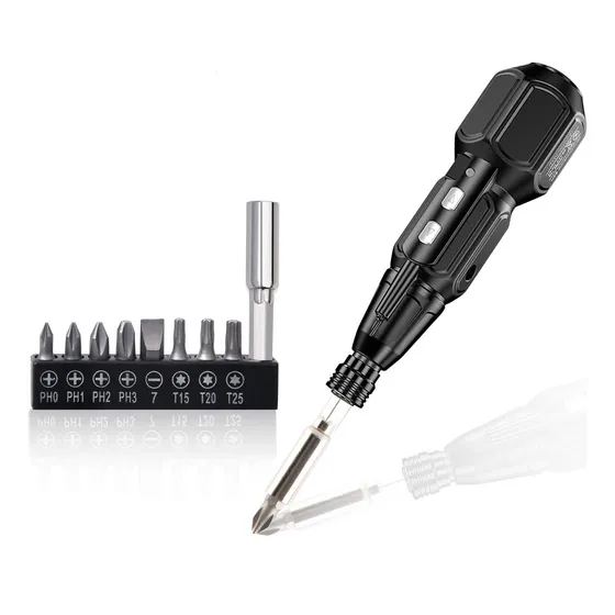 Destornillador Inalambrico Recargable Kit Herramienta Para
