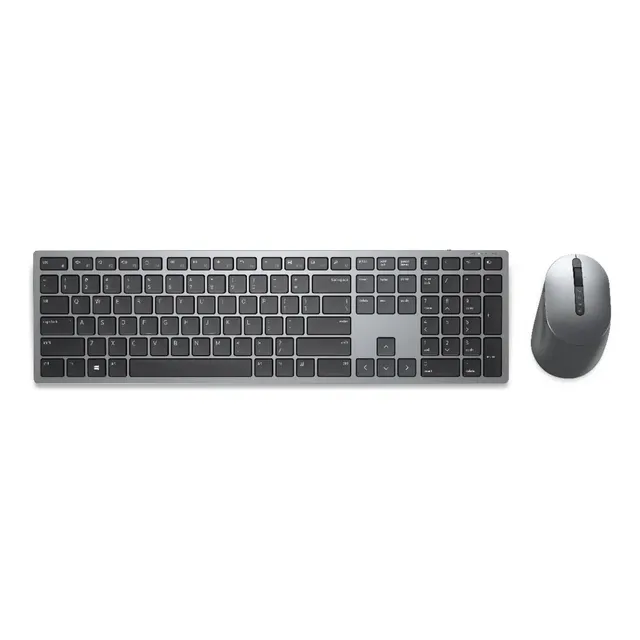 Kit Teclado Y Mouse Dell Km7321w - Español, Gris