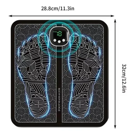 Masajeador De Pies Alfombra Electronico Recargable Muscular