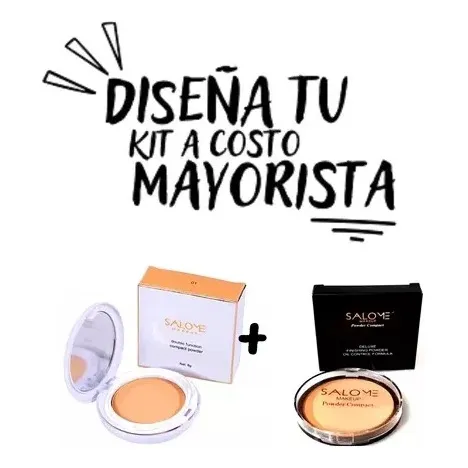 Polvo Compacto Matte Simple Económico Salome