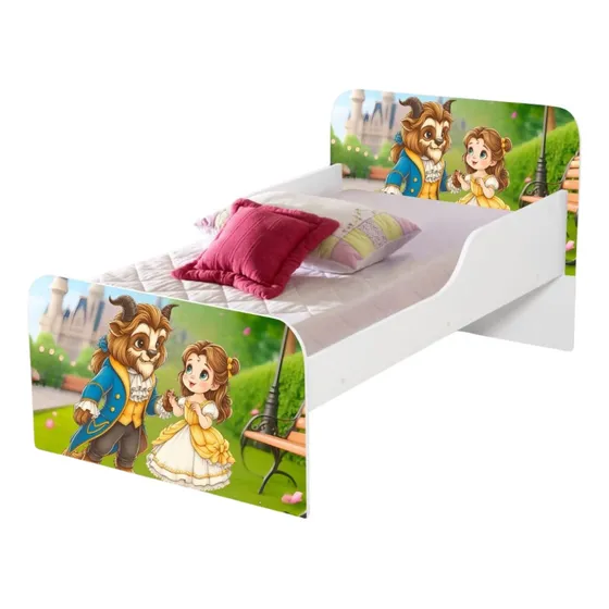 Mini Cama Infantil 100% Mdf + Colchão  Qualidade E Conforto