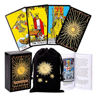 Kit De Cartas Para Tarot Vitacera, Tradicional, Con Bolsa Kit De Cartas Para Tarot Vitacera, Tradicional, Con Bolsa