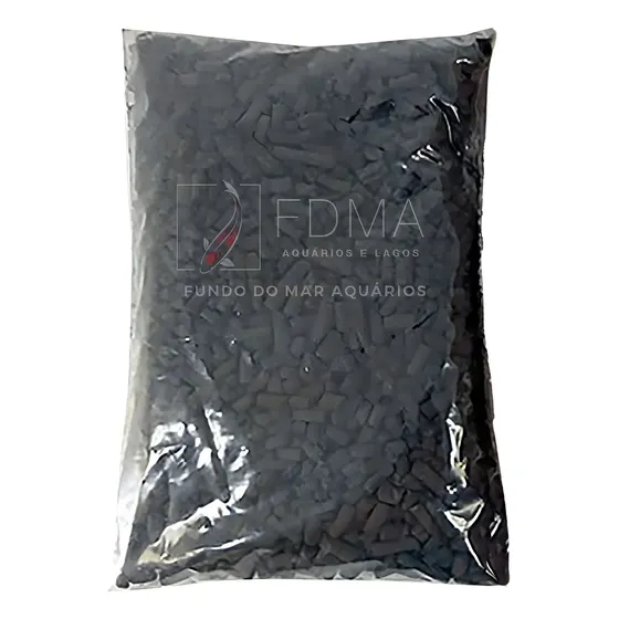 Carvão Ativado Peletizado 1kg Fdma Aquários Filtração Química Aquários e Bebedouros