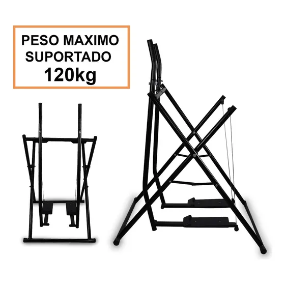 Simulador de caminhada SCS Simulador de Caminhada preto