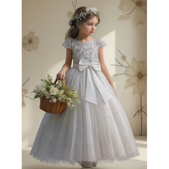 . Vestido De Novia Con Flores, Encaje, Concurso De Boda,