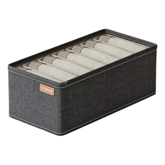 Caja Organizador Ropa Interior Plegable 7 Divisiones Una Ganga 240522