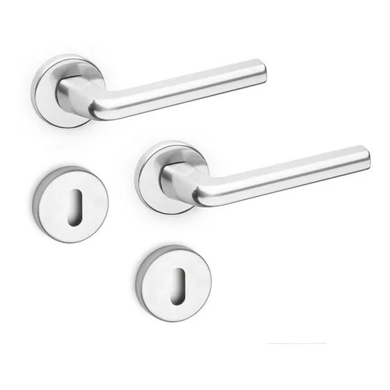 Manija Puerta Picaporte Doble Aluminio T/acero Inoxidable