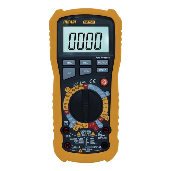 Hikari Hm-2082 Multímetro Digital