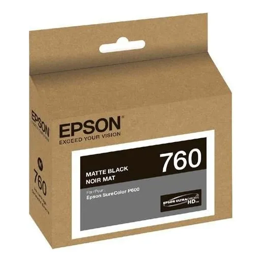 Tinta Epson Sc-p600 Negro Matte T760820 /v Tinta Negro Mate