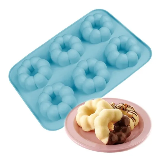 Molde De Silicon Flor Dona Aro Para Cupcakes. Reposteria