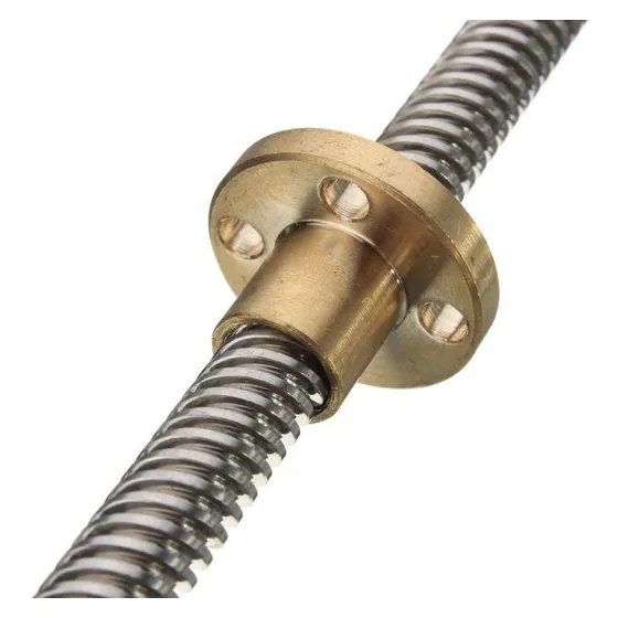 Varilla Roscada Acme 8mm Husillo 60cm Largo Cnc Impresora 3d