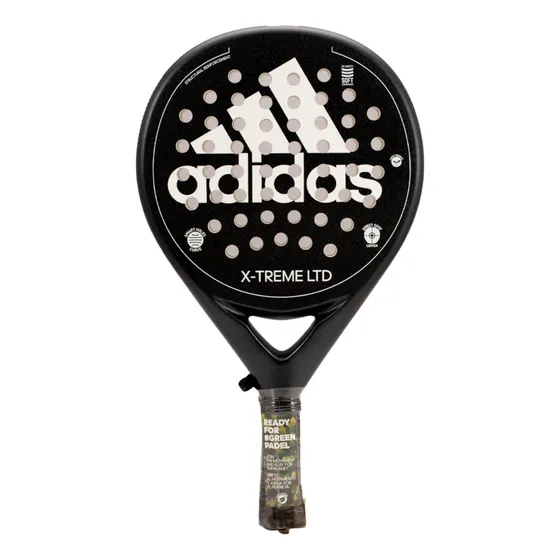 Paleta de pádel Adidas 3.2 X-treme color negro y blanco moderna y ligera