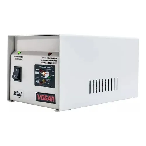 Regulador Electronico De Voltaje Vogar Lan-11 1kva 120v