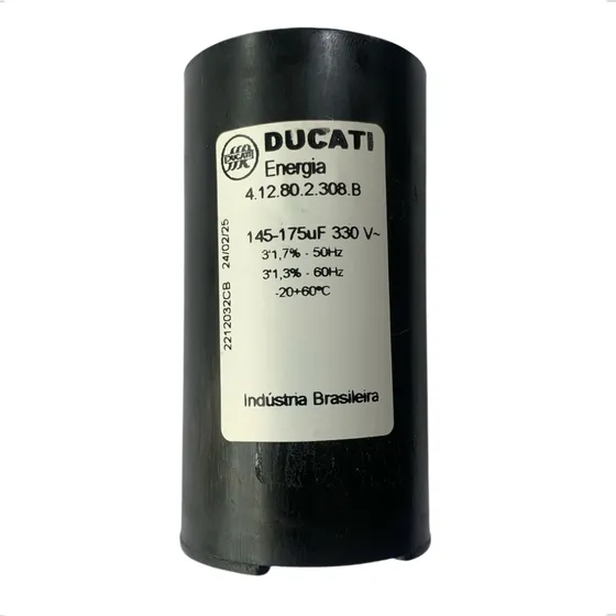 Capacitor Partida Eletrolitico 145/175 145-175uf 330v Ducati