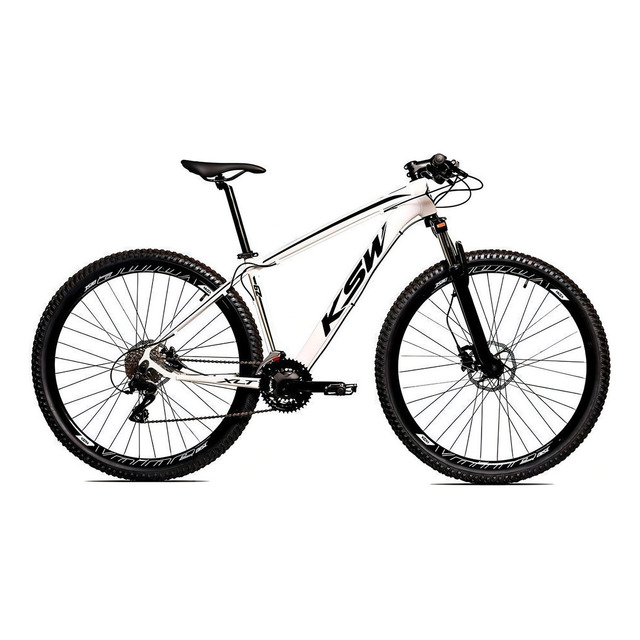 Bicicleta AlumĂnio Aro 29 Ksw 24v Freio Disco Xlt Cor Branco Tamanho Do Quadro 21 Bicicleta AlumĂnio Aro 29 Ksw 24v Freio Disco Xlt Cor Branco Tamanho Do Quadro 21