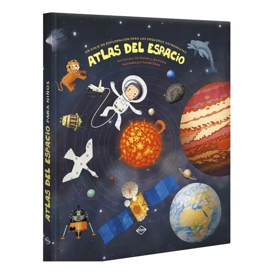 Atlas Del Espacio Para Niños Editorial Lexus en Español Tapa Dura