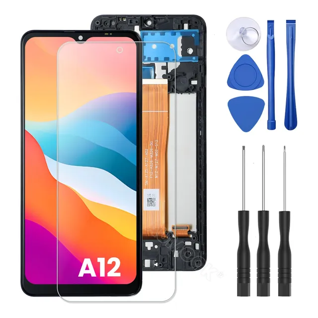 Pantalla Para Samsung A12 A125f/dsn Mostrar Táctil Con Marco