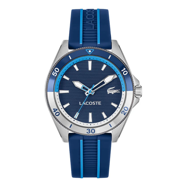Relógio Lacoste Mainsail Masculino Em Borracha Azul 2011456 Azul Relógio Lacoste Mainsail Masculino Em Borracha Azul 2011456 Azul