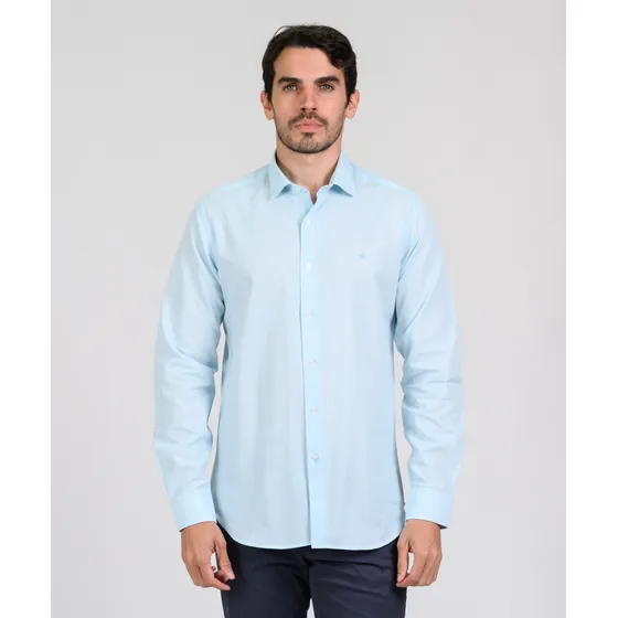 Camisa Hombre Brooksfield A Rayas Algodon Slim Fit 3586b