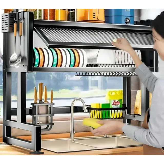Escurridor De Platos Con Tapa